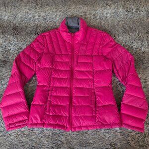 Bernardo Goose Down Pink quilted puffer Jacket S